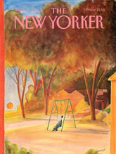 Original New Yorker cover - Sunset, September 9, 1985, Jean-Jacques Sempe (No. 69850909)